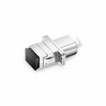 SC/UPC Female to LC/UPC Female Hybrid Simplex Single Mode/Multimode Metal Fiber Optic Adapter/Coupler with Flange