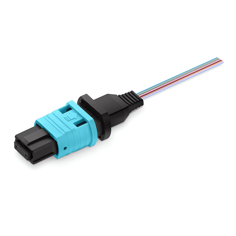 MPO (Female) OM3/OM4 Multimode Field Assembly Splice-on Connector, Flat Ribbon