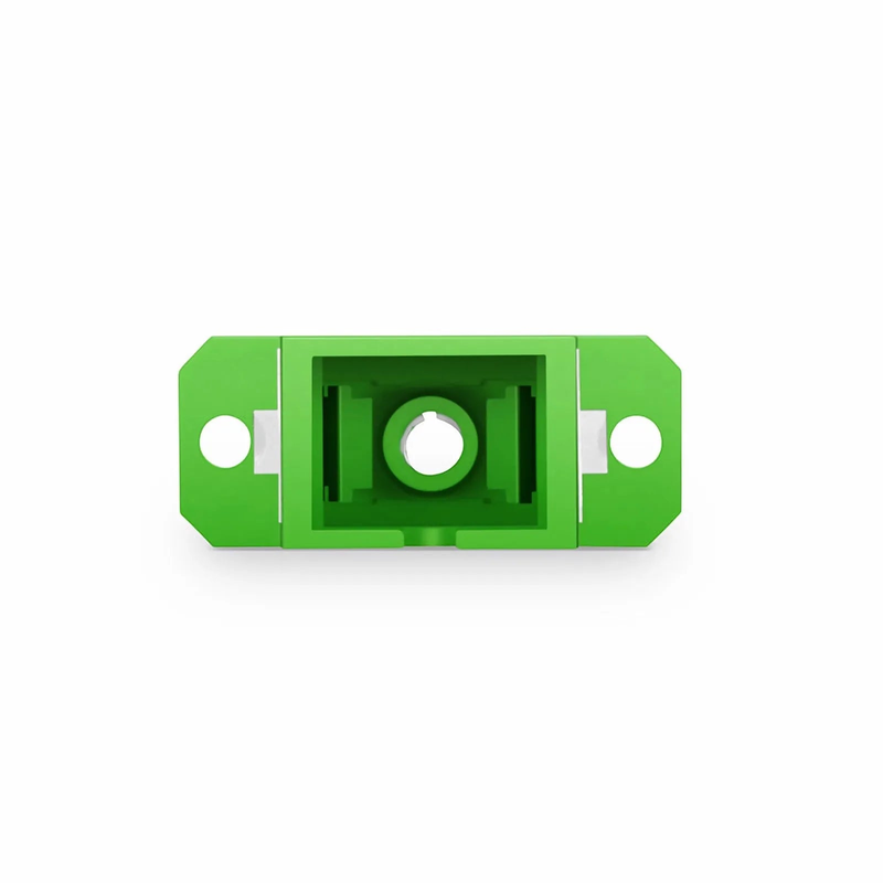 FC/APC to SC/APC Hybrid Simplex OS2 Single Mode Plastic Fiber Optic Adapter/Coupler, Female to Female