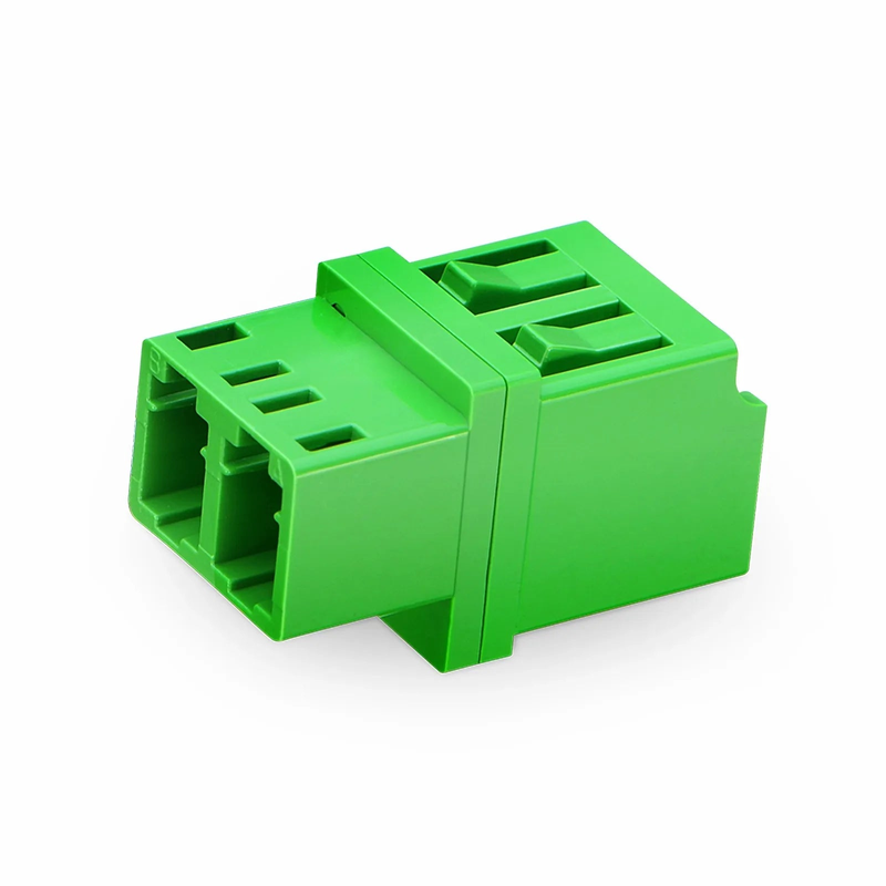 LC/APC to LC/APC Duplex OS2 Single Mode Fiber Optic Adapter/Coupler without Flange