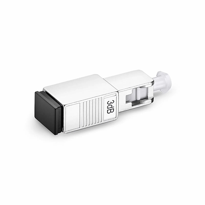 SC/UPC Singlemode Fixed Fiber Optic Attenuator, Male-Female, 3dB (10pcs/Pack)