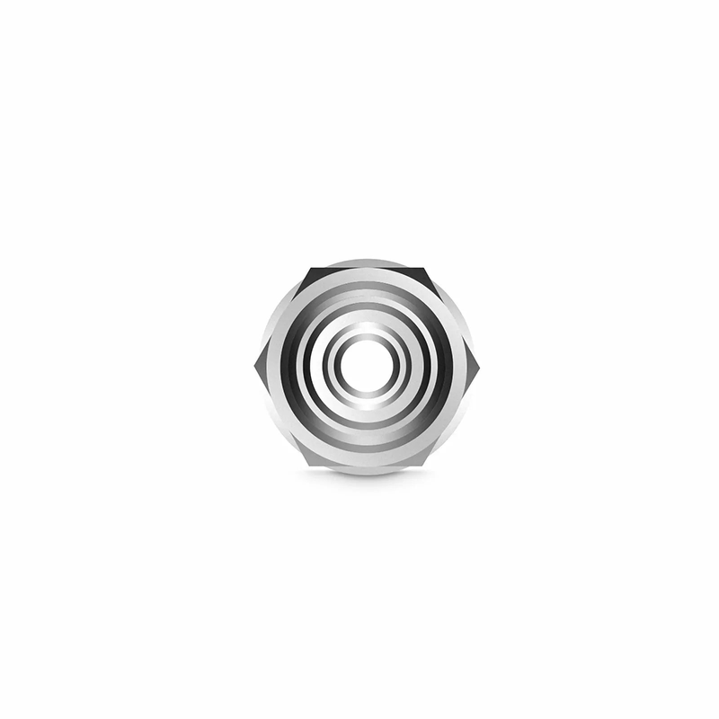 FC/APC to FC/APC Simplex OS2 Single Mode Metal Small D Fiber Optic Adapter/Coupler without Flange (10pcs/pack)