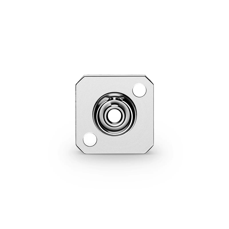 FC/UPC to FC/UPC Simplex Single Mode/Multimode Square Solid Type One Piece Metal Fiber Optic Adapter/Coupler with Flange (10pcs/pack)