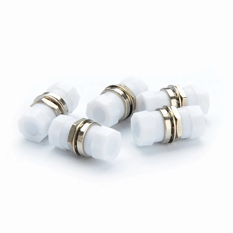 FC/UPC to FC/UPC Simplex Single Mode/Multimode Metal Small D Fiber Optic Adapter/Coupler without Flange (10pcs/pack)