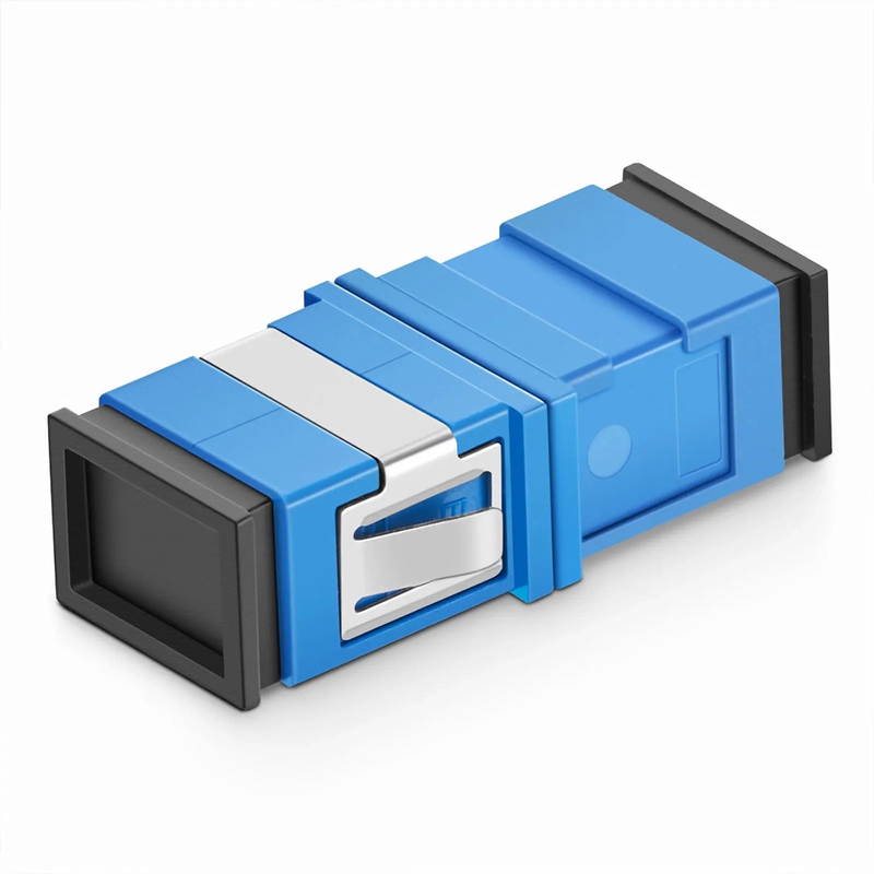 SC/UPC to SC/UPC Simplex OS2 Single Mode Fiber Optic Adapter/Coupler without Flange (10pcs/Pack)