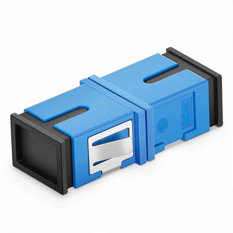 SC/UPC to SC/UPC Simplex OS2 Single Mode Fiber Optic Adapter/Coupler without Flange (10pcs/Pack)