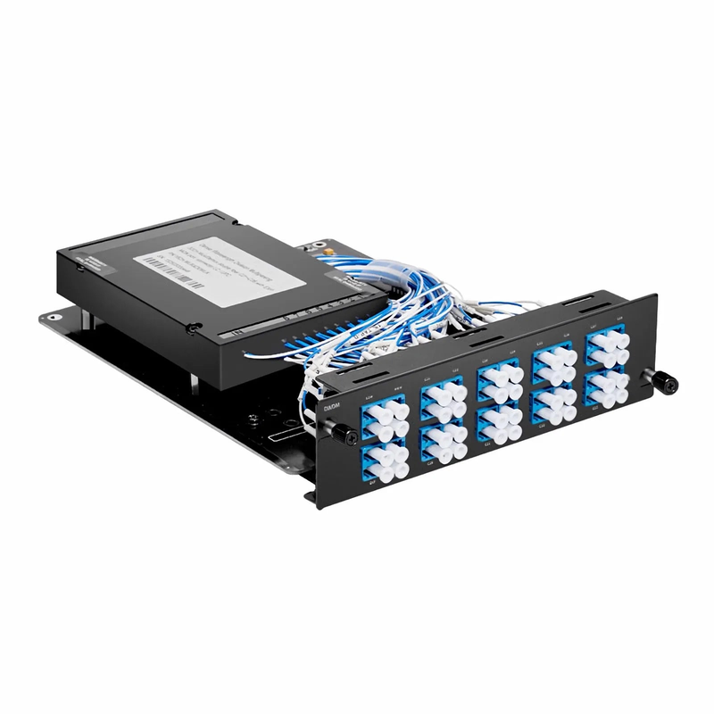 FMT-OMD, Customized DWDM Dual-fiber Mux/Demux for FMT Managed Chassis