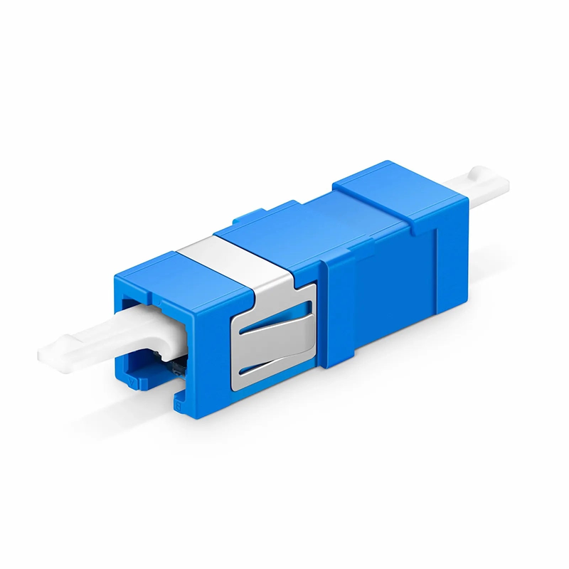 CS™/UPC to CS™/UPC Single Channel (2F) OS2 Single Mode Plastic Fiber Optic Adapter/Coupler without Flange