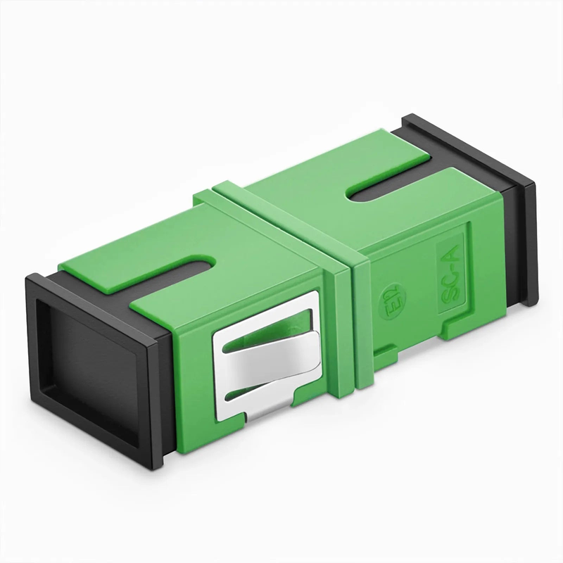 SC/APC to SC/APC Simplex OS2 Single Mode Fiber Optic Adapter/Coupler (10pcs/Pack)