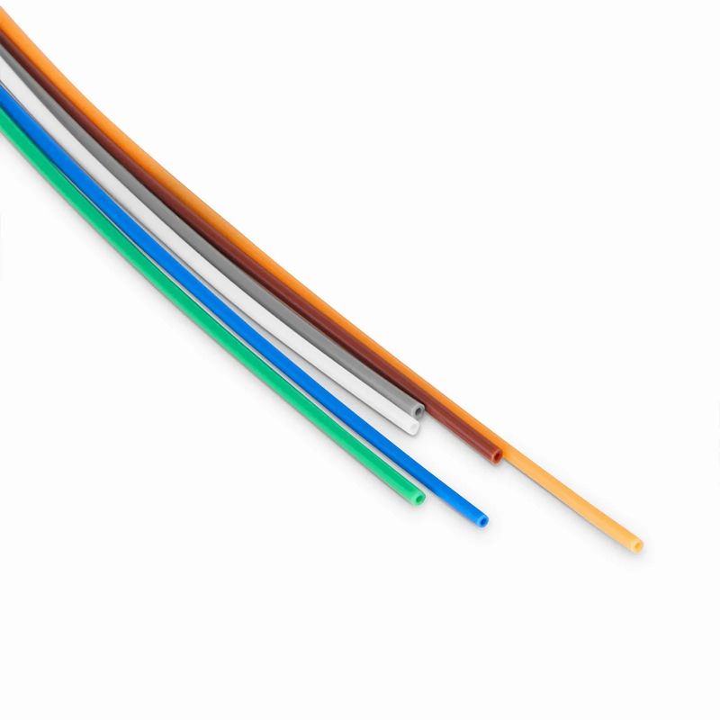 6 Fibers Color-coded Fan-out Kit, for Flat Ribbon Cables, 1.2m (3.94ft) Tubing Length