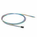 12 Fibers Color-coded Fan-out Kit, for Flat Ribbon Cables, 1.2m (3.94ft) Tubing Length