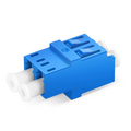 LC/UPC to LC/UPC Duplex OS2 Single Mode Fiber Optic Adapter/Coupler without Flange