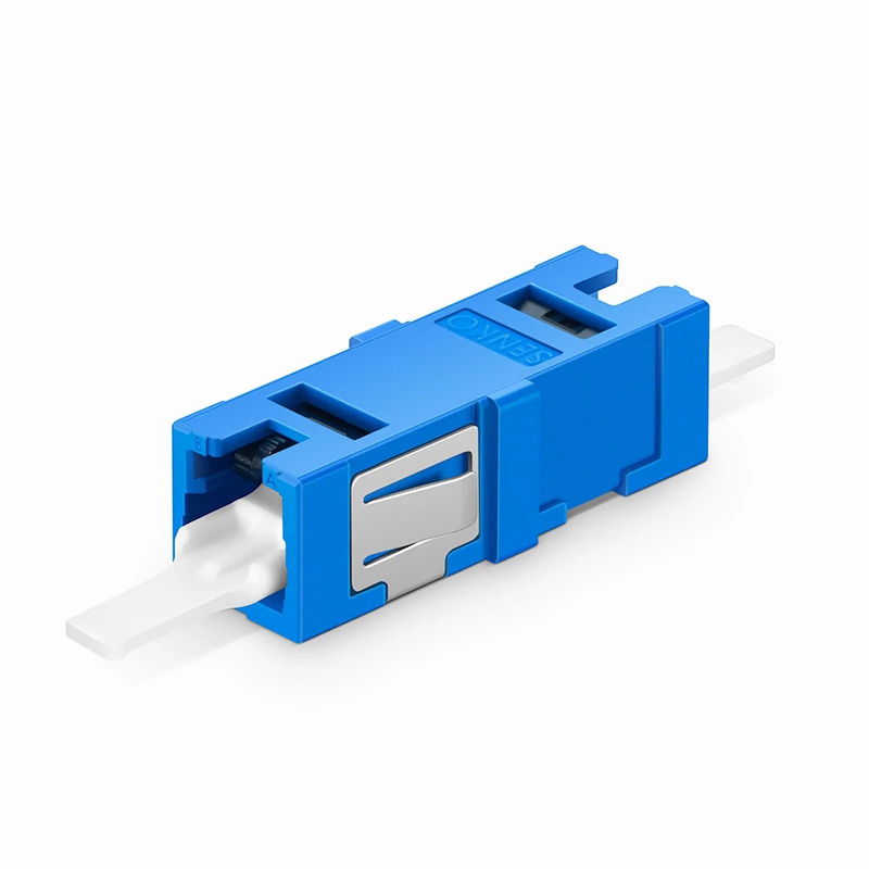 CS™/UPC to CS™/UPC Single Channel (2F) OS2 Single Mode Plastic Fiber Optic Adapter/Coupler without Flange