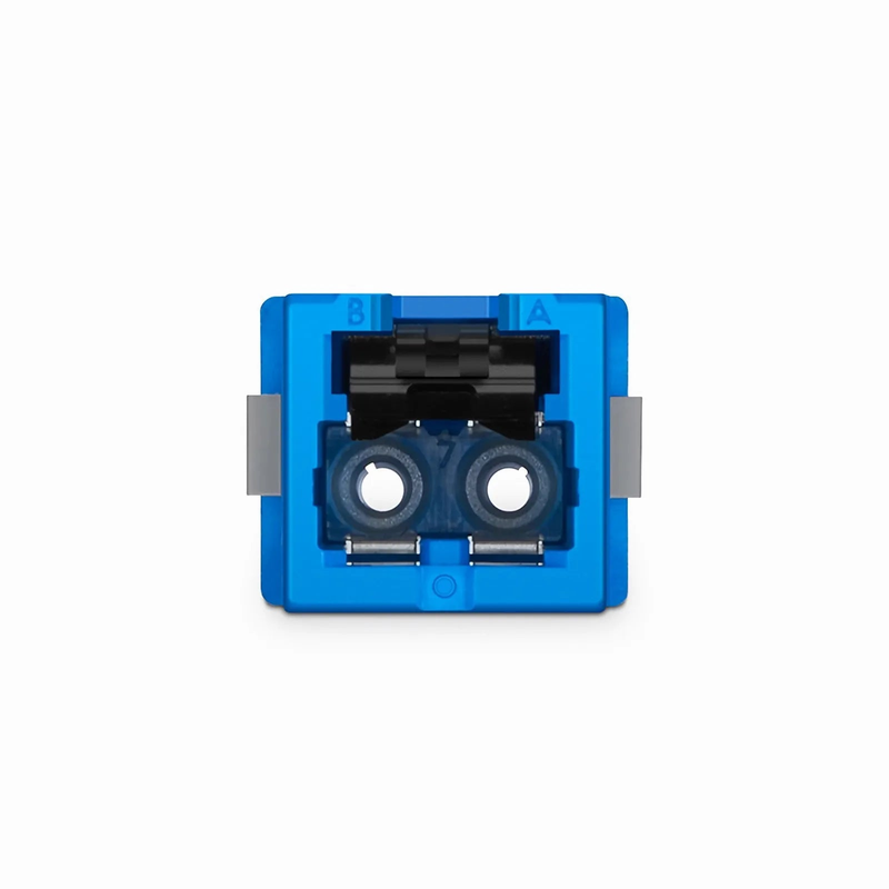 CS™/UPC to CS™/UPC Single Channel (2F) OS2 Single Mode Plastic Fiber Optic Adapter/Coupler without Flange