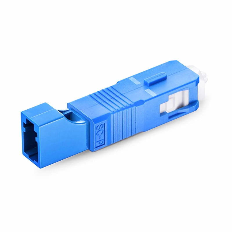 LC/UPC Female to SC/UPC Male Simplex OS2 Single Mode Fiber Optic Adapter/Coupler without Flange