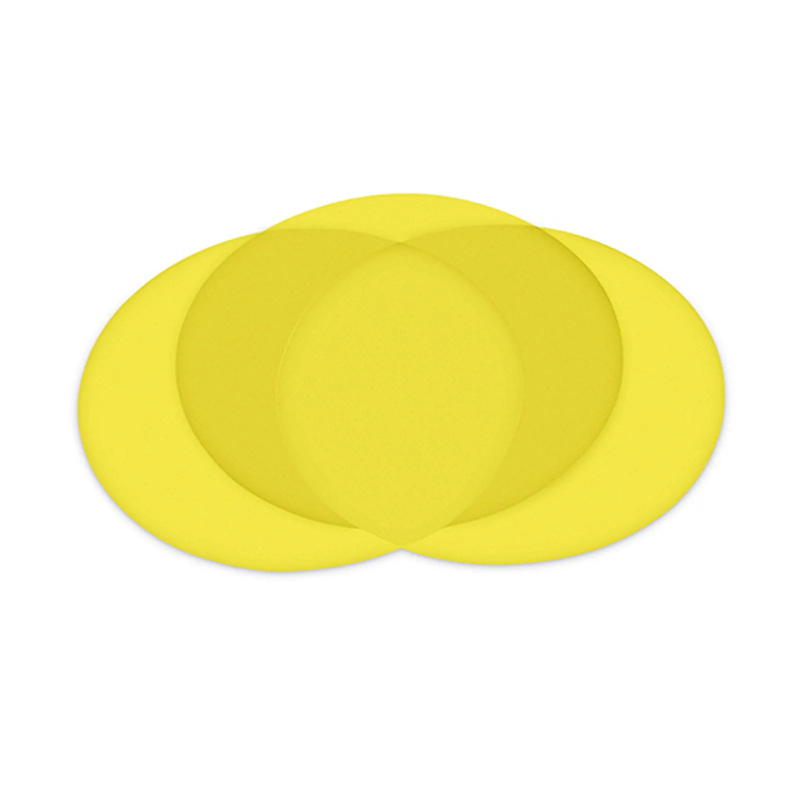 30μm 1 Piece Yellow Polishing Film with 127mm Diameter