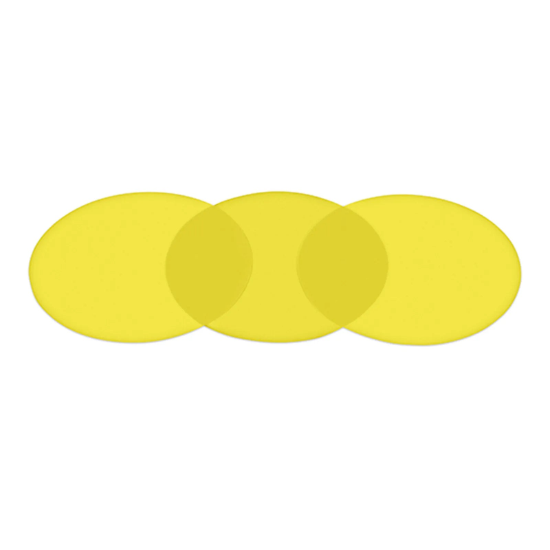 30μm 1 Piece Yellow Polishing Film with 127mm Diameter