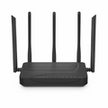 ONU1911-4GVC-W, XPON (GPON+EPON) ONU, with 1x PON, SC/UPC, 4x GE, 1x POTS, 1x USB, 1x RF, and 5x External Antennas (3000M WiFi 6)