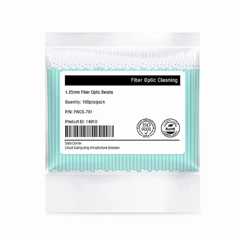 2.5mm Fiber Optic Lint-free Foam Clean Swabs (100pcs/Pack)