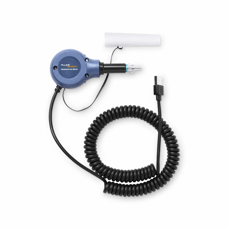 Fluke Networks FI-500 FiberInspector™ Micro Fiber Inspection Scope Camera with LC/SC and 1.25mm/2.50mm Connector
