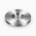 SC/ST/FC UPC Connector Hand Polish Puck - Stainless Steel