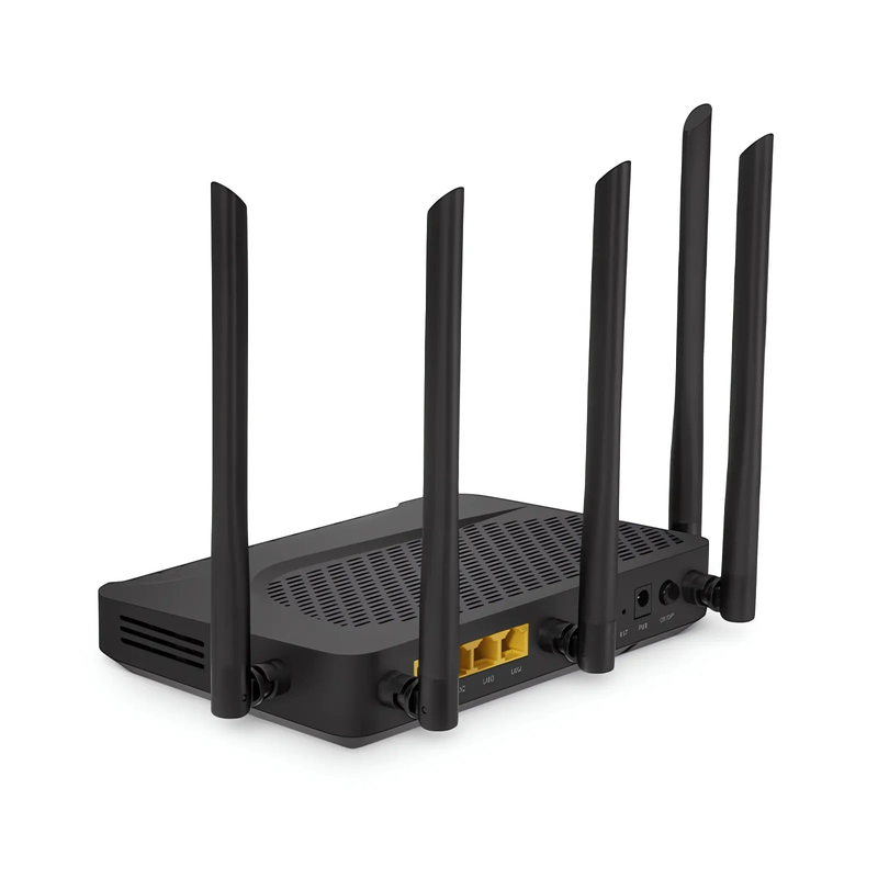 ONU1930-4G-W, XGPON HGU ONU with 1 x PON, 4 x GE, 1 x USB, and 5 x External Dual Band Antennas (3000M WiFi 4/5/6)