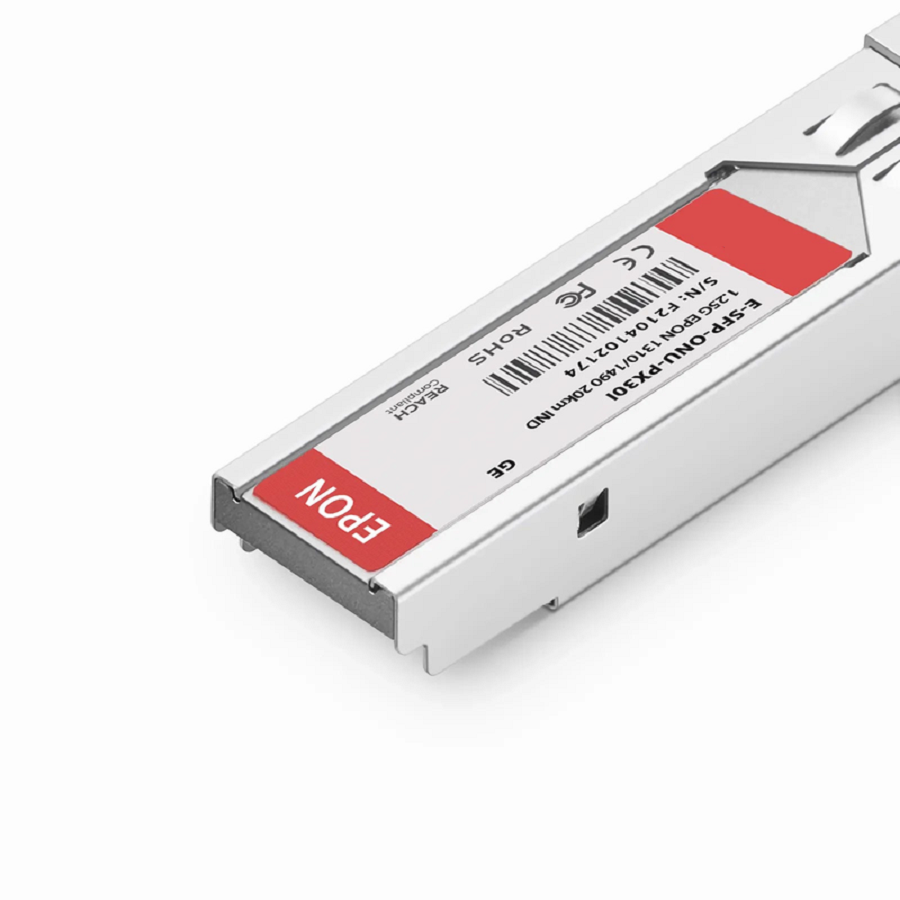 Generic Compatible EPON ONU SFP 1310nm-TX/1490nm-RX 1.25G-TX/1.25G-RX Class PX20+ 20km DOM Simplex SC/APC SMF Optical Transceiver Module (Industrial)