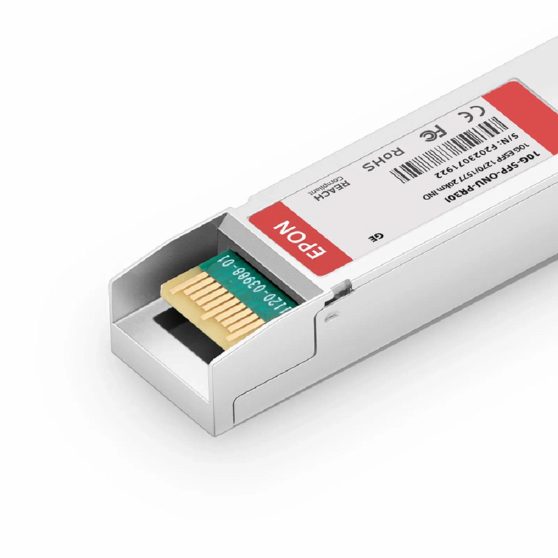 Generic Compatible GPON ONU SFP 1310nm-TX/1490nm-RX 1.244G-TX/2.488G-RX Class C+ 20km DOM Simplex SC/APC SMF Optical Transceiver Module (Industrial)