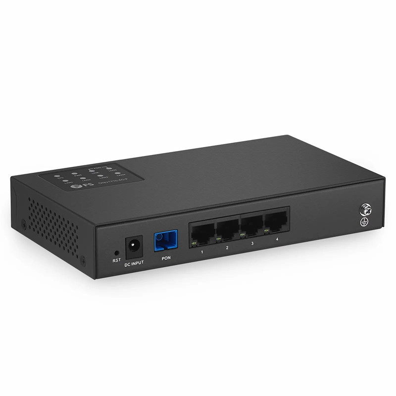 ONU1710-4G-P, XPON (GPON + EPON) SFU ONU with 1 x PON, 4 x GE PoE@55W