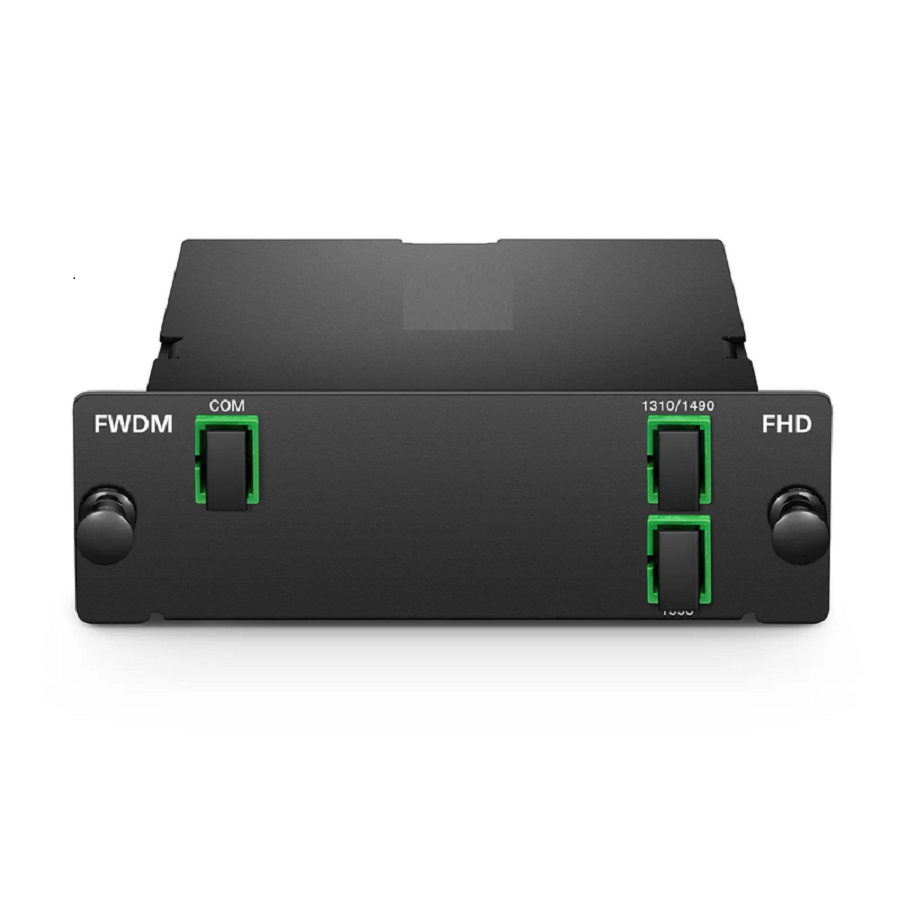 FWDM-T1314R15-FD, T1310&1490/R1550nm Filter Wavelength Division Multiplexer, SC/APC, FHDâ„¢ Cassette