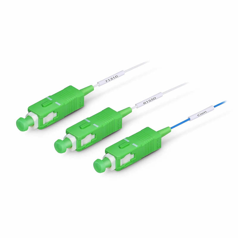 T1310/R1550nm Filter Wavelength Division Multiplexer, Steel Tube, SC/APC, 900Î¼m, 1.5m