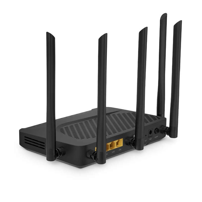ONU1930-4GC-W, XGPON HGU ONU with 1 x PON, 4 x GE, 1x RF, 1 x USB, and 5 x External Dual Band Antennas (3000M WiFi 4/5/6)