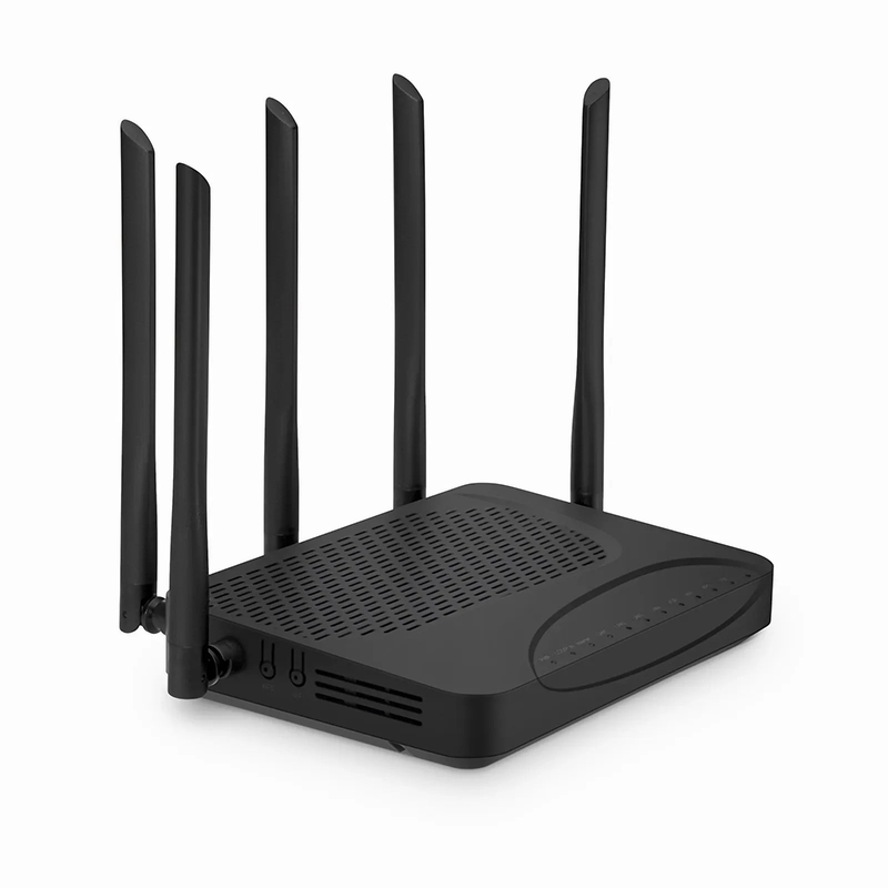 ONU1930-4GV-W, XGPON HGU ONU with 1 x PON, 4 x GE, 1 x POTS, 1 x USB, and 5 x External Dual Band Antennas (3000M WiFi 4/5/6)