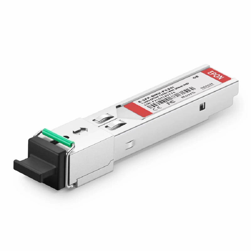 Generic Compatible EPON ONU SFP 1310nm-TX/1490nm-RX 1.25G-TX/1.25G-RX Class PX20+ 20km DOM Simplex SC/APC SMF Optical Transceiver Module (Industrial)
