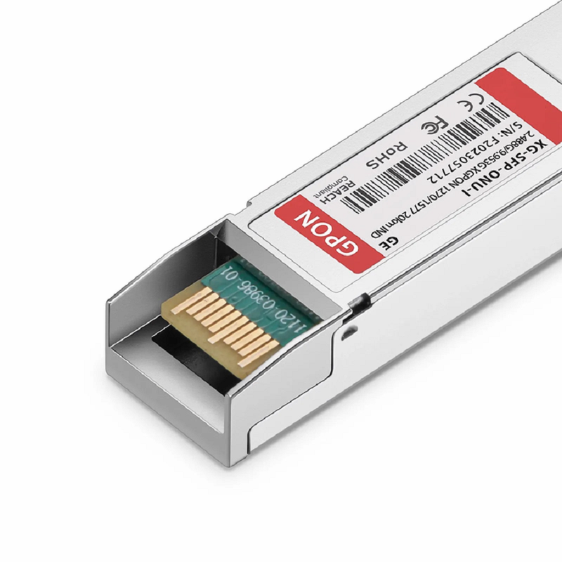 Generic Compatible XGPON ONU SFP+ 1270nm-TX/1577nm-RX 2.488G-TX/9.953G-RX Class N1/N2a/E1/E2a 20km DDM Simplex SC/UPC SMF Optical Transceiver Module (Industrial)