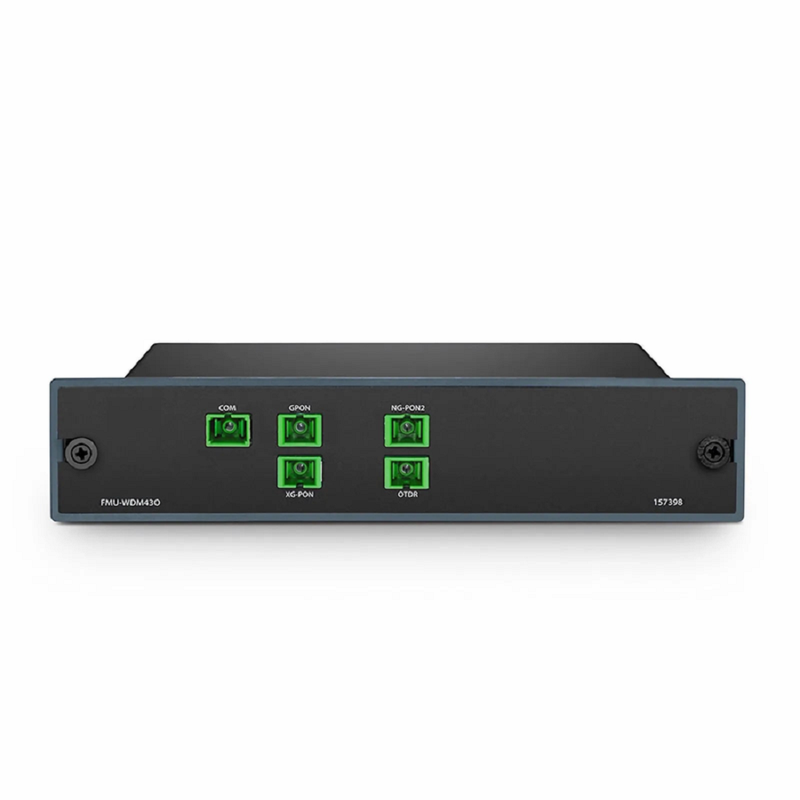 FMU-WDM43O, PON Coexistence Element (CEx) WDM for GPON/XG(S)-PON/NG-PON2/OTDR, SC/APC, FMU Plug-in Module
