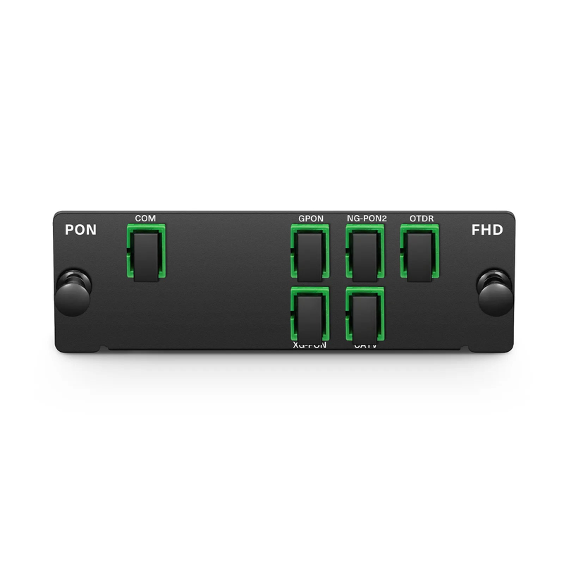 FHD-WDM53CO, PON Coexistence Element (CEx) WDM for GPON/XG(S)-PON/NG-PON2/CATV/OTDR, SC/APC, FHDâ„¢ Cassette