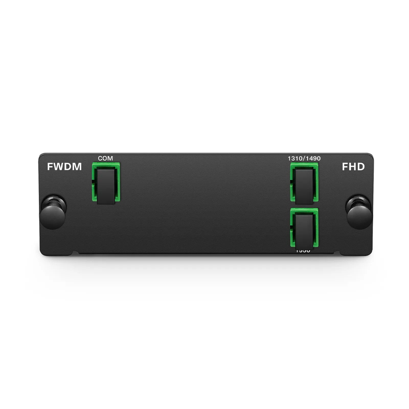 FWDM-T1314R15-FD, T1310&1490/R1550nm Filter Wavelength Division Multiplexer, SC/APC, FHDâ„¢ Cassette