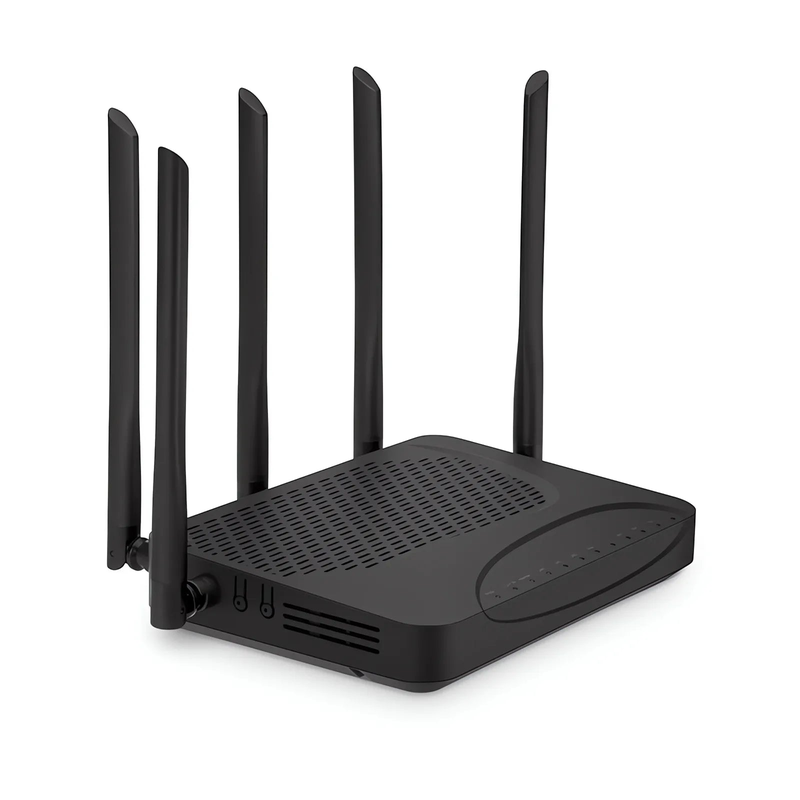 ONU1930-4G-W, XGPON HGU ONU with 1 x PON, 4 x GE, 1 x USB, and 5 x External Dual Band Antennas (3000M WiFi 4/5/6)