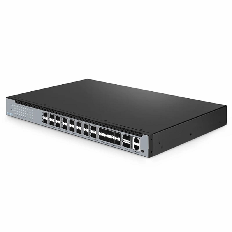 OLT3710-16XG2T, 16-Port XG(S)-PON OLT with 8 Ã— 10G SFP+ and 2 Ã— 100G QSFP28 Uplink Ports, Dual Power Supply, Broadcom Chip