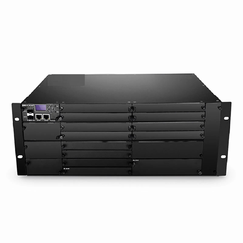 FMT-CH, Customized 4/8/16 Slots 1U/2U/4U Managed Chassis Unloaded Platform, Redundant AC/DC PSUs, Support SNMP Network Management