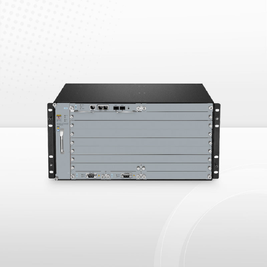 M6500-CH5U, 10 Slots 5U Managed Chassis Unloaded Platform, Redundant DC PSUs, Support WEB/SNMP Management