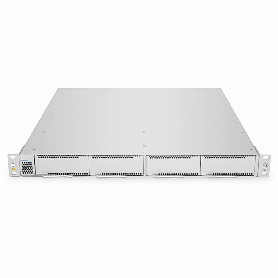 D6000-CH1U, 4 Slots 1U Unloaded Chassis, Support Single-wavelength 100G/400G, Up to 6.4T Capacity, Redundant AC PSUs, Support AmpCon-T/WebGUI Network Management