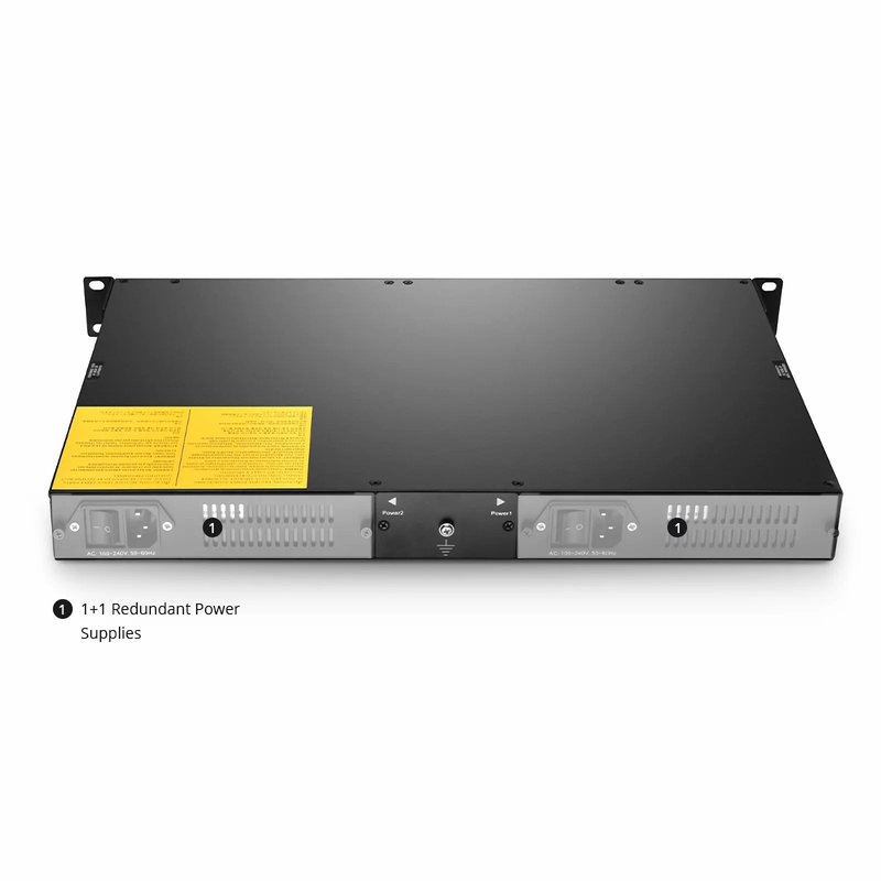 FMT04-CH1U, 4 Slots 1U Managed Chassis Unloaded Platform, Redundant AC PSUs, Support SNMP Network Management