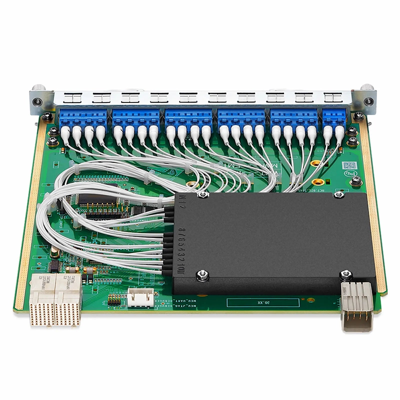 Customized 8 Channels Active DWDM Mux Demux, 100GHz, with Monitor Port and Cascade Port, LC/UPC, Dual Fiber, MS8100 Plug-in Module