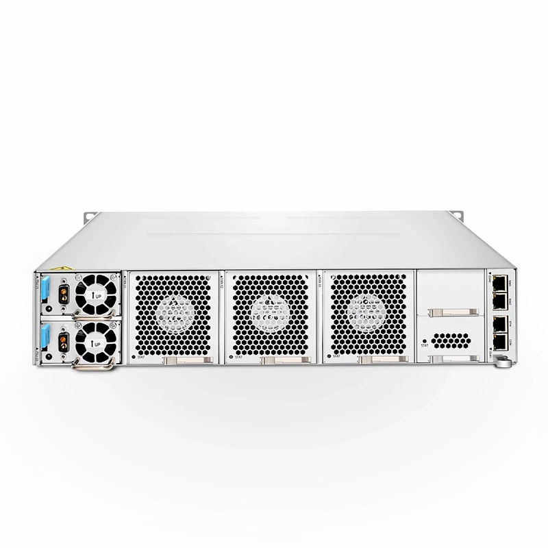 D7000-CH2U, 8 Slots 2U Unloaded Chassis, Support Single-wavelength 200G/400G, Up to 3.2Tbps Capacity, Redundant DC PSUs, Support AmpCon-T/WebGUI Network Management