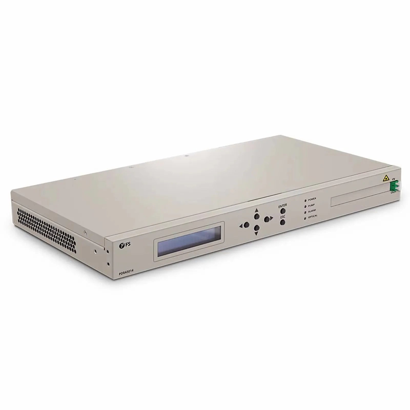 D7000 PDRA5014 Counter-propagating Distributed Raman Amplifier with 14dB Gain, 80 Wavelengths, Dual AC PSUs, 1U Rack Mount