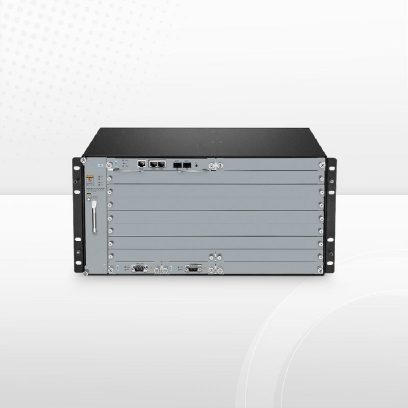 M6500-CH5U, 10 Slots 5U Managed Chassis Unloaded Platform, Redundant DC PSUs, Support WEB/SNMP Management