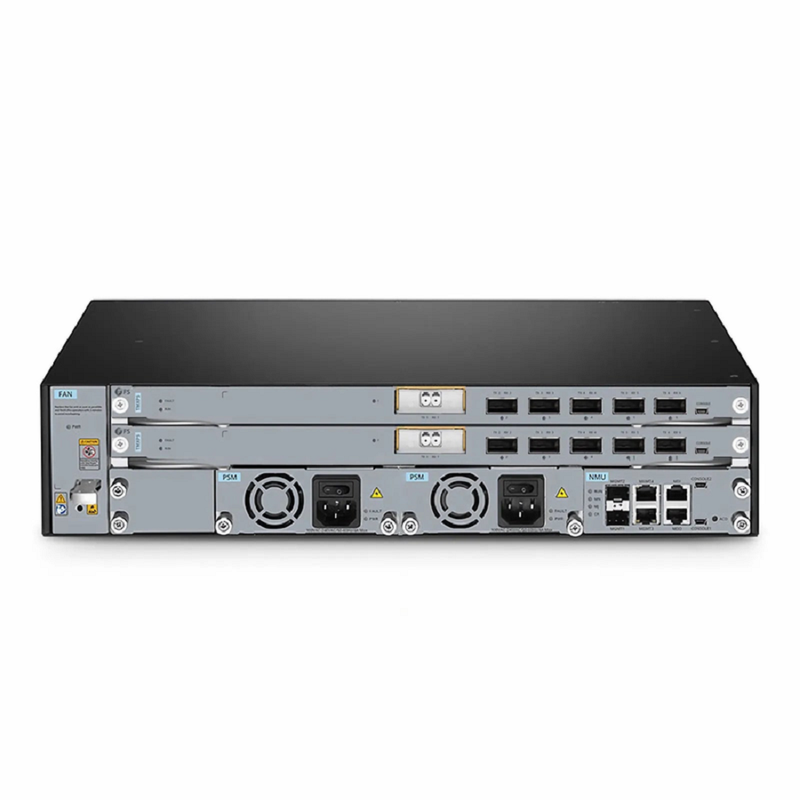 M6500-CH2U, 2 Slots 2U Managed Chassis Unloaded Platform, Redundant AC PSUs, Support WEB/SNMP Management