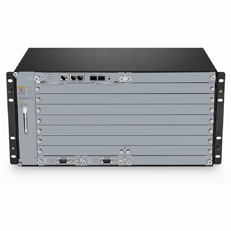 M6500-CH5U, 10 Slots 5U Managed Chassis Unloaded Platform, Redundant DC PSUs, Support WEB/SNMP Management